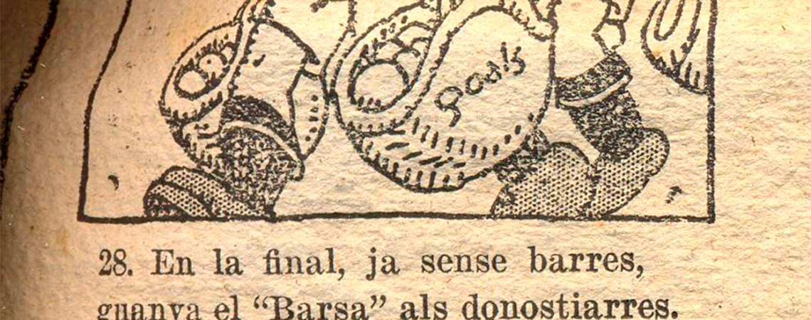La primera vez que se utilizó la palabra Barça o Barsa por escrito